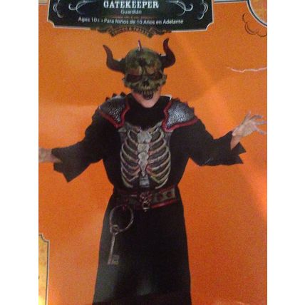 Gatekeeper Costume Boys Size Large 10-12/ Theater/ Play/ Fun Days/Birthday Party