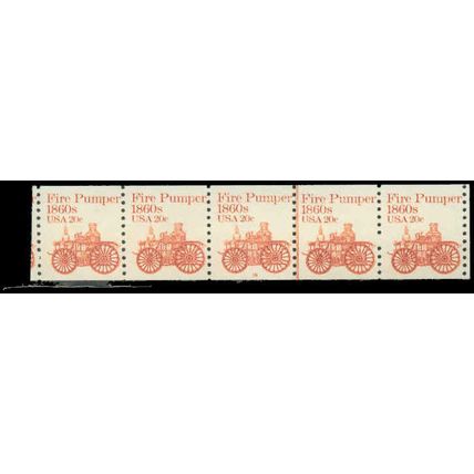 1908v 20c Fire Pumper Fine MNH Dry Gum PNC 16/5 P0529