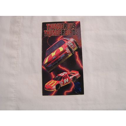 Thunderous Thunderbirds 1995 Press Pass Optima COOL BLUE NO. 44