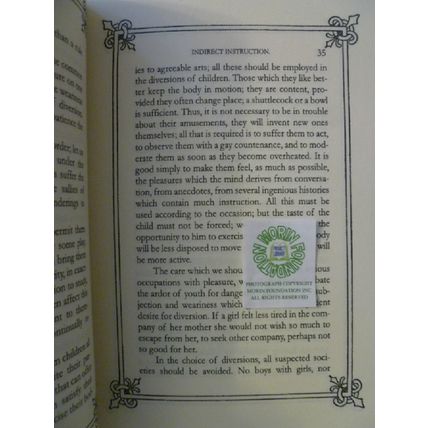 THE EDUCATION OF A DAUGHTER by ARCHIBISHOP FENELON reprint written in 1687