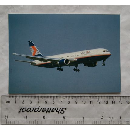 old Postcard Canadian Airlines International Boeing 767- 300ER