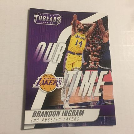 2018-19 Panini Threads Los Angeles Lakers Brandon Ingram Our Time Insert #6