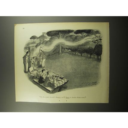 1955 Cartoon by Robert Day - If the wind doesn't change