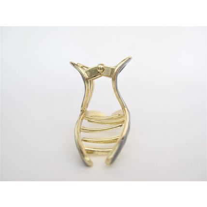 Silver marbled tone textured gold metal hair claw clip