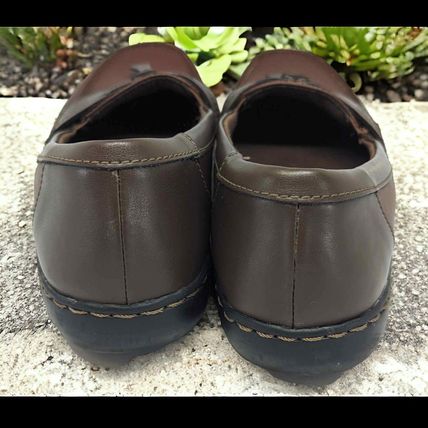 Ultimate Comfort Collection by Clarks Ashland Bubble Loafers Brown Leather 10M