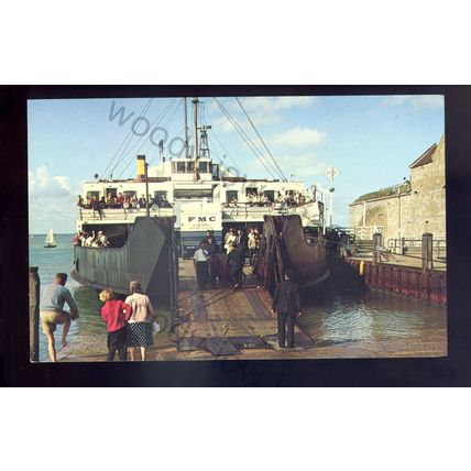 f2306 - British Rail Car Ferry - Farringford (Yarmouth /Lymington) - postcard