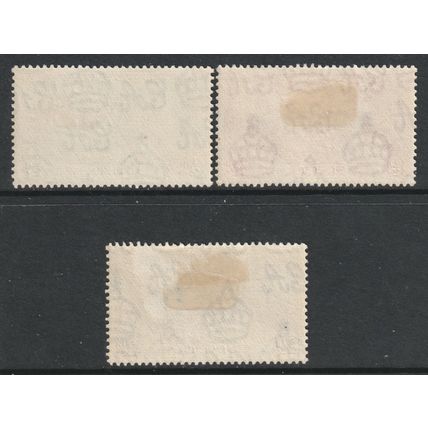 Malta Scott 188/190 - SG214/216, 1937 Coronation Set MH*