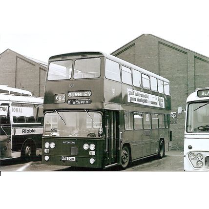Black & White Photograph of Accrington Corporation Transport - RTB 798L