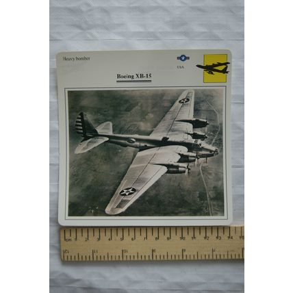 Boeing XB-15 - USA - Heavy Bomber - Collectors Club Card