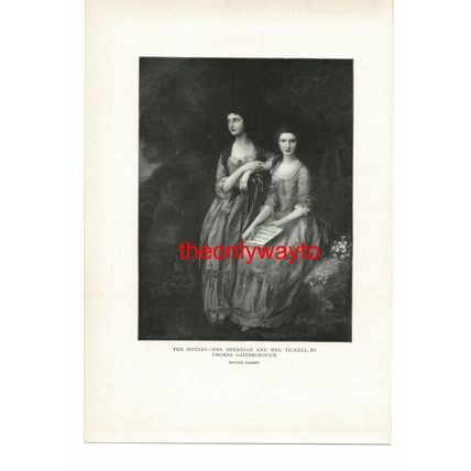 The Sisters, Gainsborough, Timothy Cole Book Illustration (Print), 1902