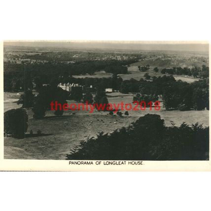 Panorama, Longleat House, Wilts, Postcard