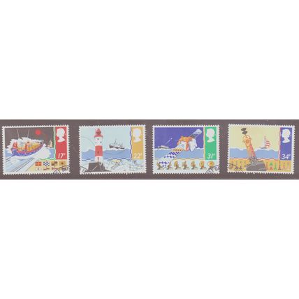 Safty At Sea 1985 SG 1286-1289 used unmounted (ES0139)