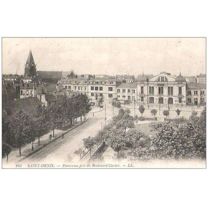 93 - Saint Denis - panorama pris du boulevard Carnot