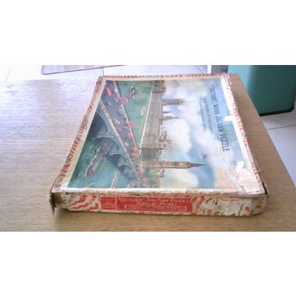 HOUSES OF PARLIAMENT Wooden Jig Saw Puzzle (125 Pieces - 6 MISSING) VICTORY