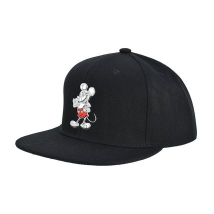 Disney 100 Chrome Mickey Mouse Figure Skater Snapback Hat-NWT-FAST SHIPPING
