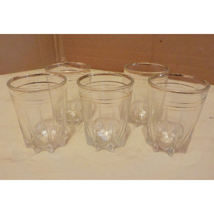 12 x Vintage Shot Glasses (11 x single & 1 x treble)