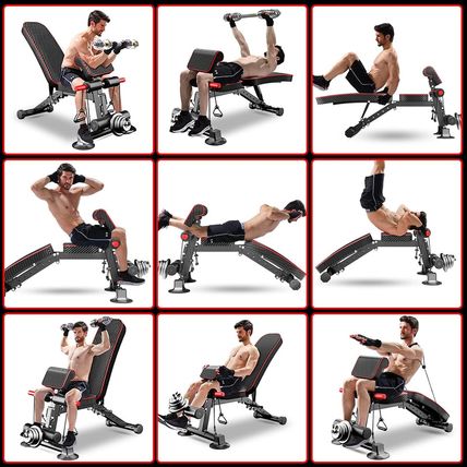 Adjustable Weight Bench - Utility Workout Benches for Exercise, Free Installatio