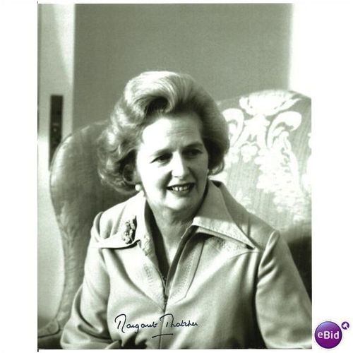 Margaret Thatcher Autograph 7 , Original Hand Signed Photo