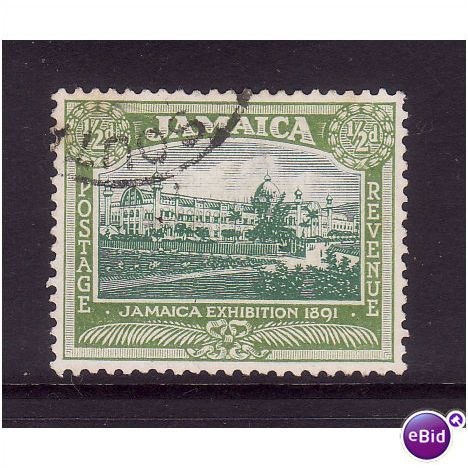 JAMAICA 1922 SG91 1/2d JAMAICA EXHIBITION FINE USED