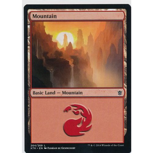 Magic the Gathering MTG Khans of Tarkir 264/269 Mountain