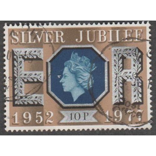 1977. Silver Jubilee 10p Value. Fine Used