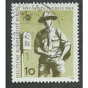 BERLIN - 1969 10pf 'I.P.T.T WORLD CONGRESS' FINE USED (EBID49-711)