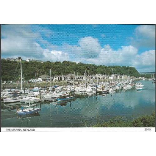 Neyland, Pembrokeshire - Marina - postcard c.1980s
