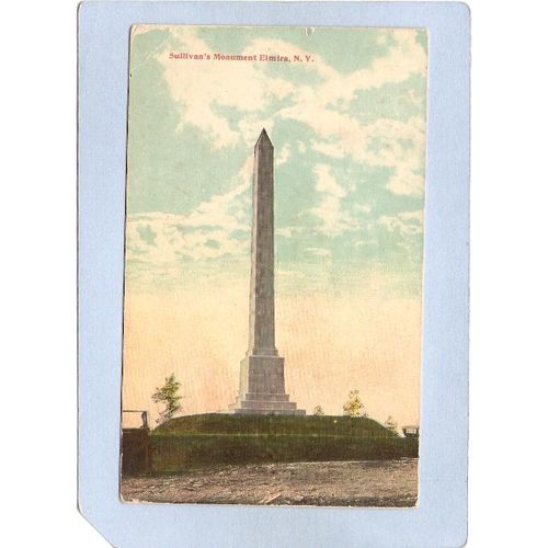 New York Elmira Sullivans Monument ny_box3~971