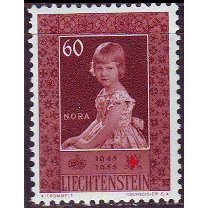 LIECHTENSTEIN [1955] MiNr 0341 ( **/mnh ) [01] Rotes Kreuz