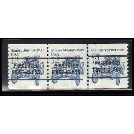 2132a 12c Stanley Steamer Very Fine MNH Dry Gum PNC 1/3 Line Gap PA2657