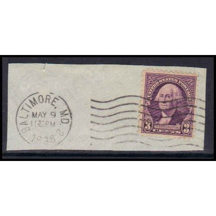 Used 720 3c George Washington Fine Baltimore, MD. E0497