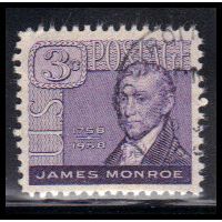 Used 1105 3c James Monroe Very Fine KA8726