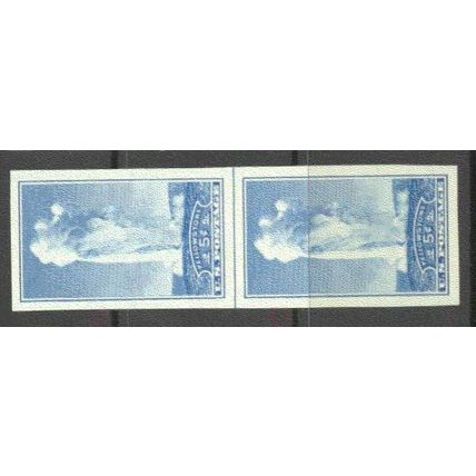 760 5c Yellowstone Park Very Fine MNH Hor Line Vert Pair B0003