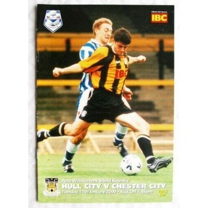 2000 programme Hull City v. Chester City, Auto Windscreens Shield Round 2