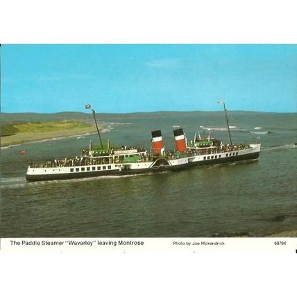 Waverley Excursions PS WAVERLEY Montrose Postcard (Whiteholme 6879X)