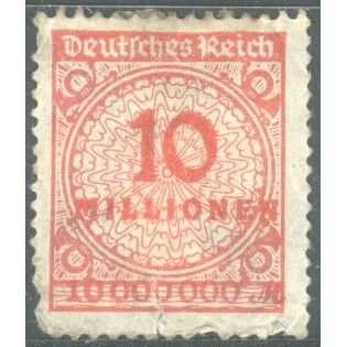 Germany stamps 1923 - 10 millions - unused