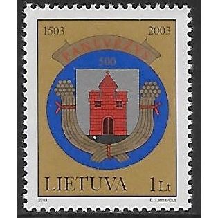 Mi 828: 500th Anniversary of the City of Panevėžys