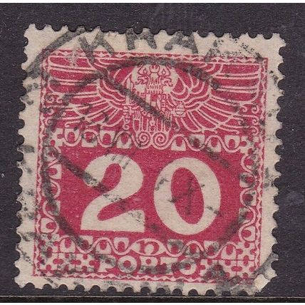 Austria Postmark Krakow 1914 Postage Due 20h VGC