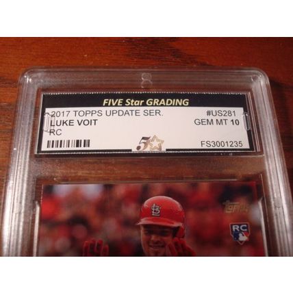 2017, Topps Update Series, Graded Gem Mint 10, LUKE VOIT, Cardinals