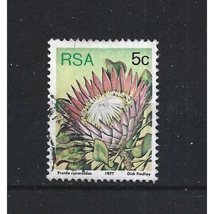 SouthAfrica.SG418 5c Protea Cynaroides.Fine Used.Sep25d