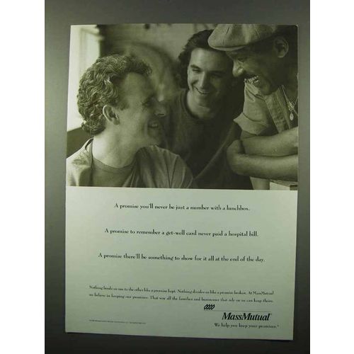 1993 Massachusetts Mutual Life Insurance Ad - Promise
