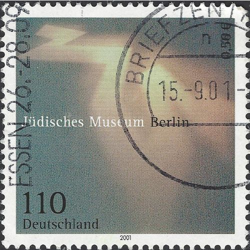 GERMANY, Jewish Museum- Berlin, grey 2001, 110pf, €0.56