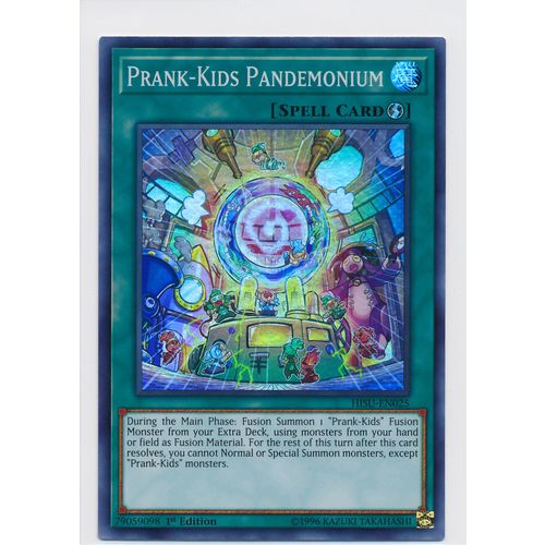 YuGiOh Hidden Summoners HISU-EN025 Prank-Kids Pandemonium 1st Edition