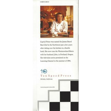 Caprial's Cafe Favorites by Caprial Pence 1994 Oregon Home Chef Recipes HC DJ++