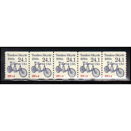2266 24.1c Tandem Bicycle Very Fine MNH Dry Gum PNC 1/5 X1339