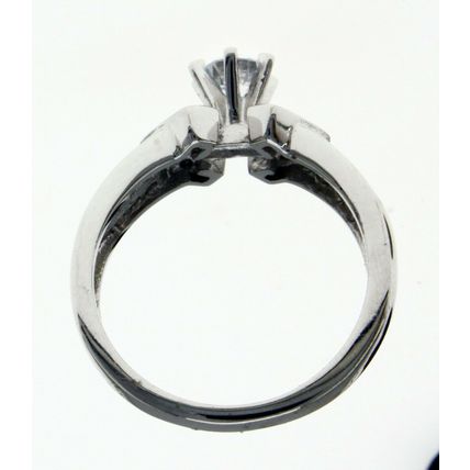 New Real Solid 925 Sterling Silver Fashion Jewelry Wedding Ring White Round CZ