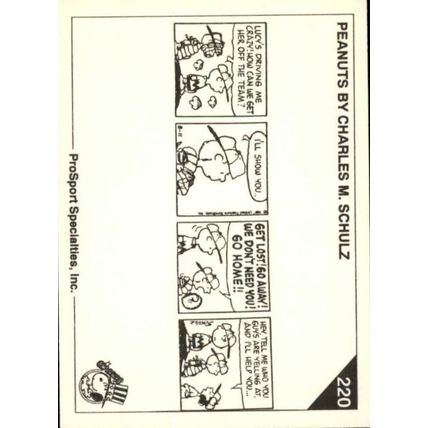 1992 Peanuts Classic #220
