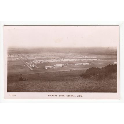 General View of Bulford Military Camp Postcard RP Wiltshire