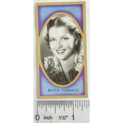 1938 Carreras Film Favourites No. 44 Betty Furness
