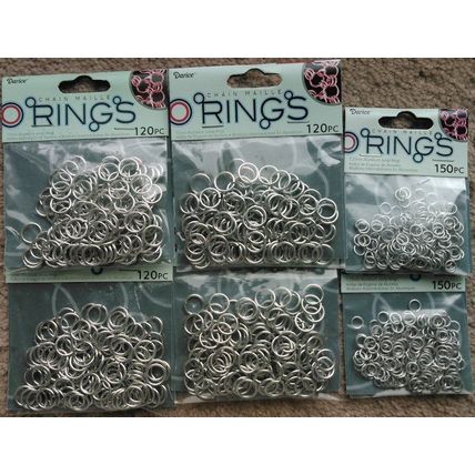 Lot of 6 Packages of O Rings -700 pcs- for jewelry making
